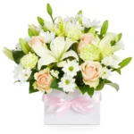 Цветы в коробке Валенсия