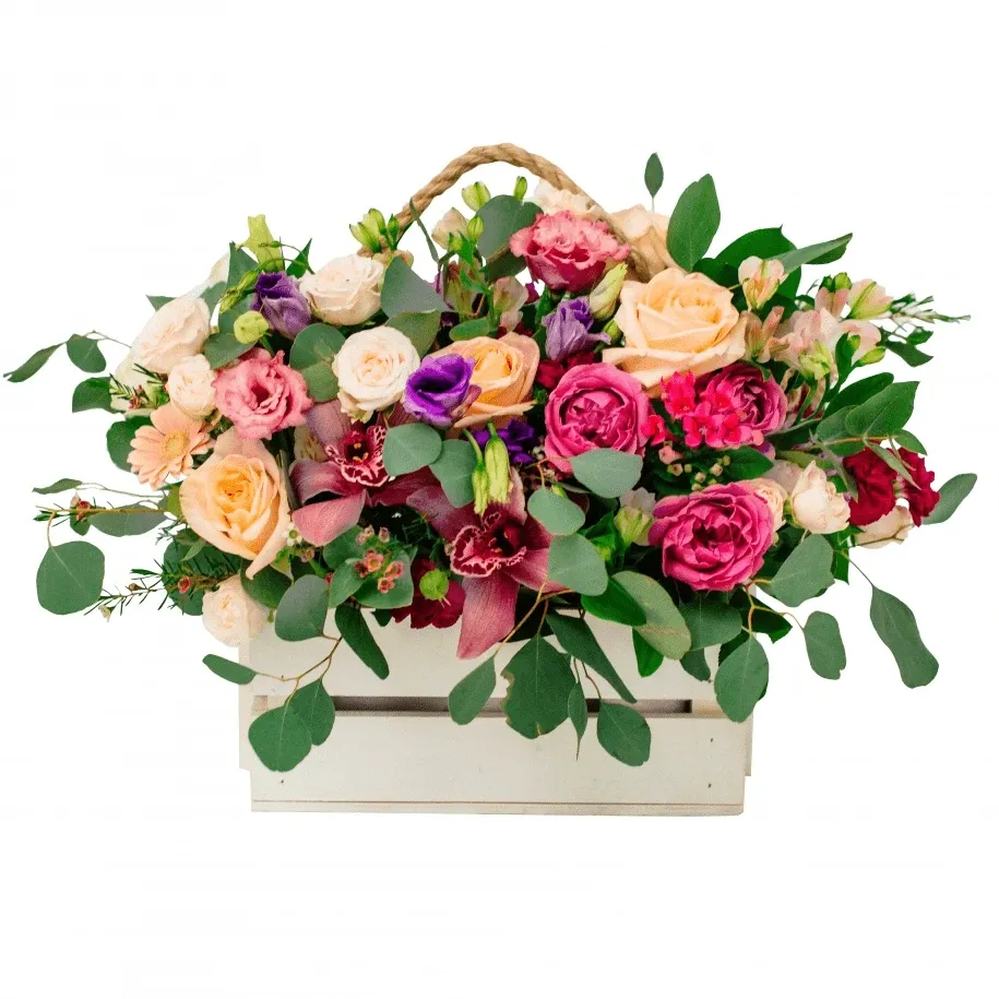 Композиция в ящике Вспышка чувств